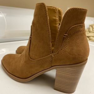 Brown express booties